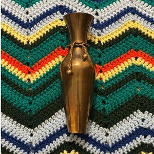 Vintage Brass Decorative Vase